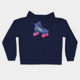 80s Retro Skates Kids Hoodie